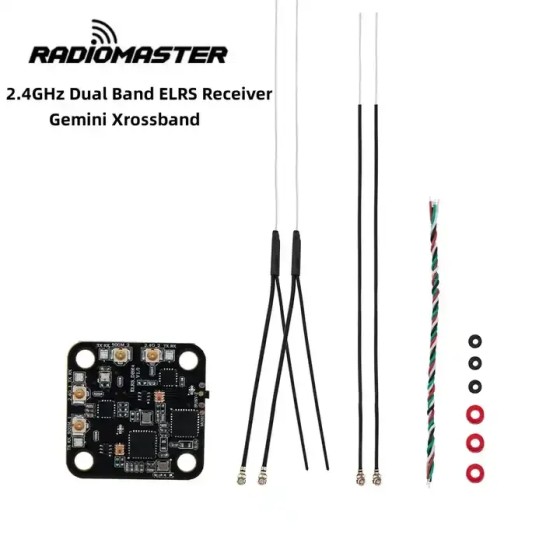 Original RadioMaster DBR4 Dual Band 2.4G/900MHz Long Range Racing Drone Models Accessory Made of Plastic